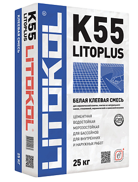 Клей для плитки и мозаики Litokol Litoplus K55 25кг